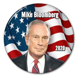 Mike Bloomberg 2020 campaign button